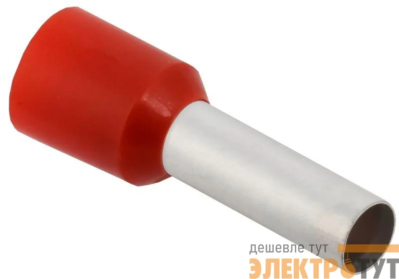 Наконечник НШВИ 10-14 темн. красн. (уп.20шт) IEK UGN11-010-014-020