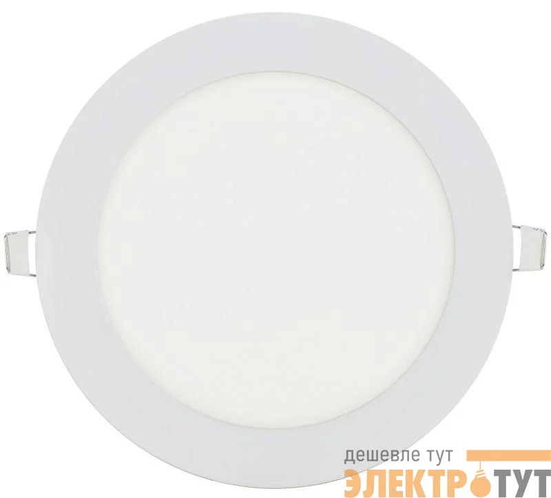 Светильник светодиодный ДВО 1606 12Вт 6500К IP20 встраив. круг бел. IEK LDVO0-1606-1-12-6500-K01