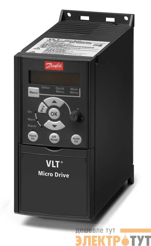 Преобразователь частотный VLT Micro Drive FC 51 0.75кВт (380-480 3ф) Danfoss 132F0018