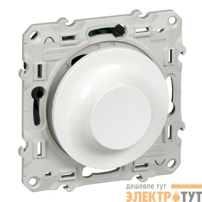 Светорегулятор (диммер) ODACE LED поворотно-нажимной универс. 4-400Вт бел. SchE S52R512