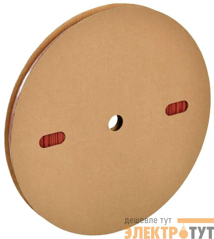 Трубка термоусадочная тонкостен. ТТУ нг-LS 20/10 красн. (уп.100м) IEK UDRS-D20-100-K04