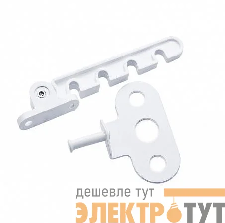 Ограничитель открывания 4-позиционный с метал. держателем пластик бел. (уп.1шт) Tech-Krep/Zitar 130856