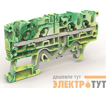 Клемма заземления 4 точки подключения на 2.5кв.мм DKC ZEFCE220