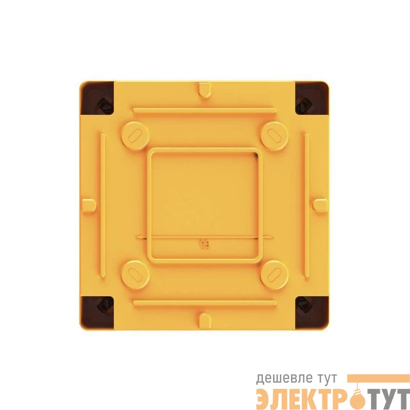 Коробка ответвительная FS 100х100х50мм 6р 450В 6А 4кв.мм с гладкими стенками и клеммн. IP56 пластик. DKC FSB10604