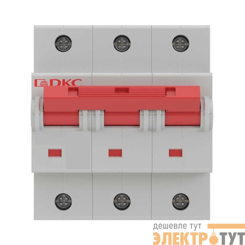 Выключатель автоматический модульный 3п D 80А 20кА MD125 YON MD125-3D80