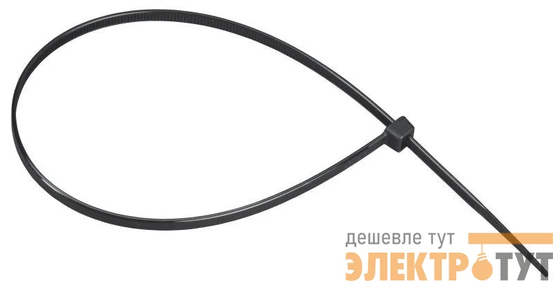 Хомут 4.8х300мм P6.6 стандартный черн. (уп.100шт) IEK UHH30-D048-300-100-K02