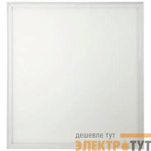 Светильник светодиодный SPL-5-40-4K (W) NationStar 595х595х8 40Вт 2800лм 4000К IP40 Ra&gt;80 панель ультратонкая бел. (без драйвера) ЭРА Б0026962