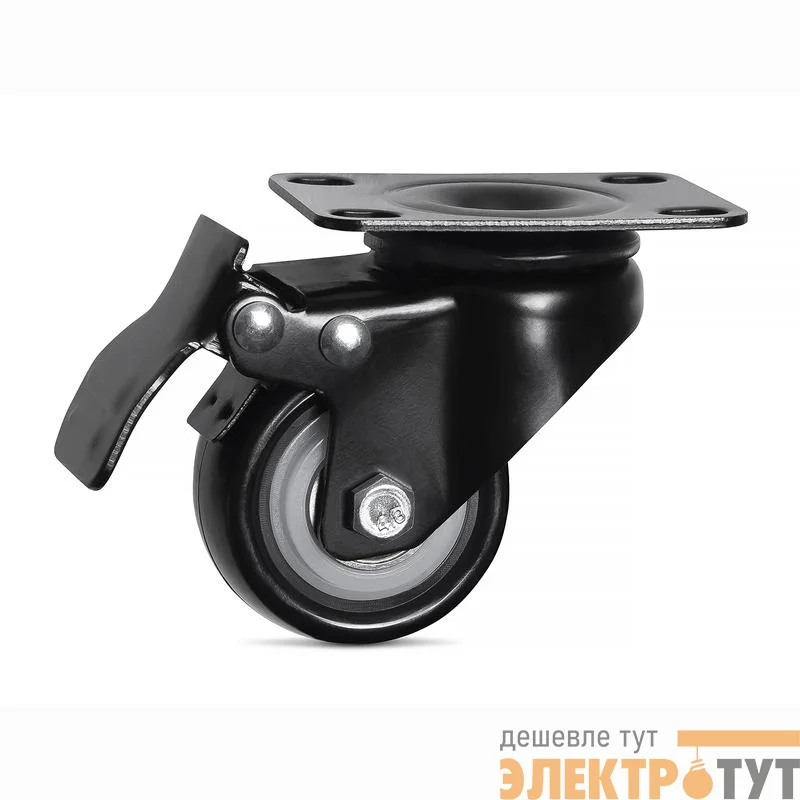 Опора роликовая с тормозом для напольных шкафов JF02 SH-05C- ND-05C Cabeus 10433c