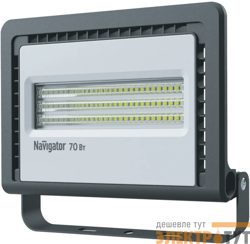 Прожектор светодиодный 14 148 NFL-01-70-6.5K-LED 70Вт 6500К IP65 5950лм черн. Navigator 14148