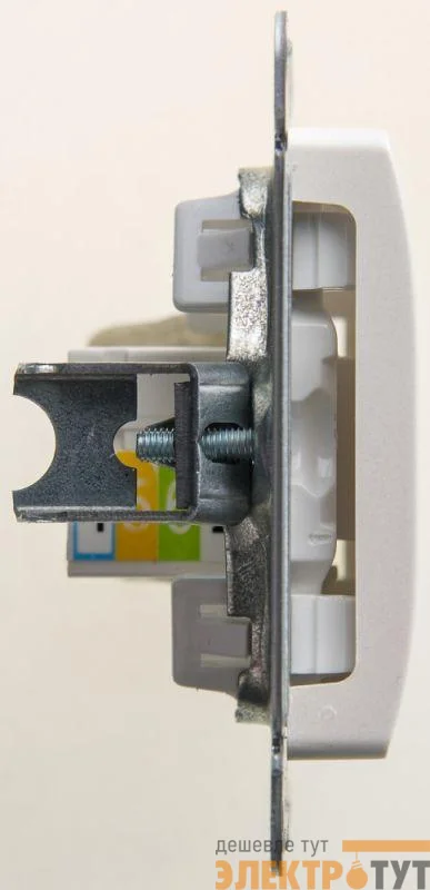 Механизм розетки телеф. 1-м Glossa RJ11 перламутр SchE GSL000681T