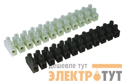 Колодка клеммная 3х4кв.мм 32А полипропилен 450В 85град.C бел. (розница) DKC 43303PL/BR
