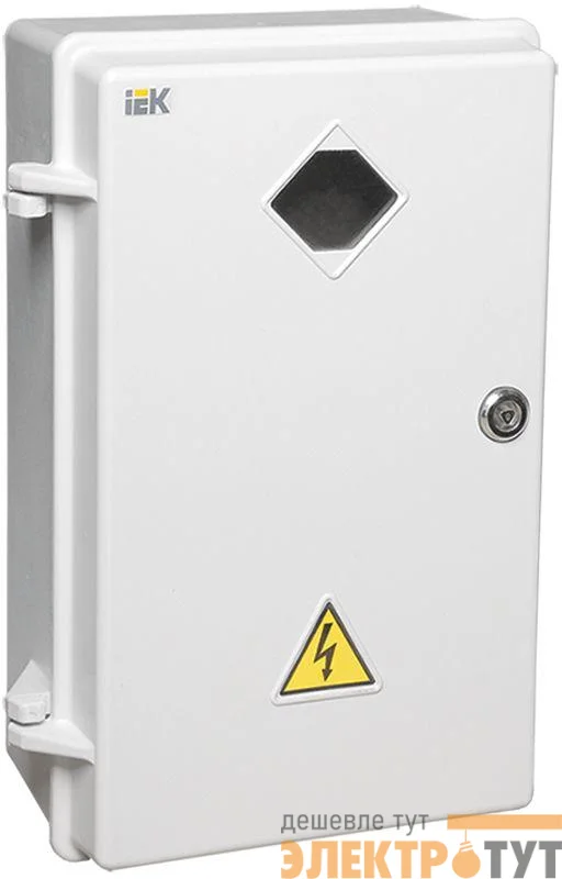 Корпус полиэстерный учетный ЩУ 1/1 IP54 IEK MKP50-N-01-54