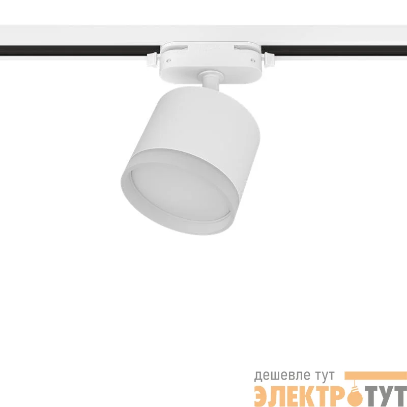 Светильник трековый ARTLINE поворотный 85х85х70мм GX53 230В алюм./пластик. 4кв.м бел. Ritter 59861 3