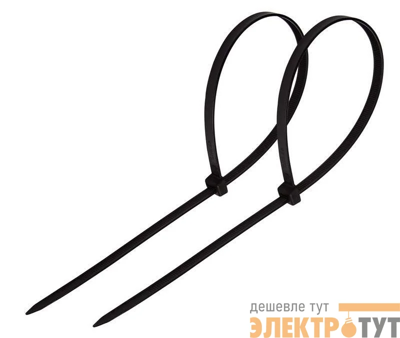 Хомут кабельный 4.8х500 нейл. черн. (уп.100шт) Rexant 07-0501