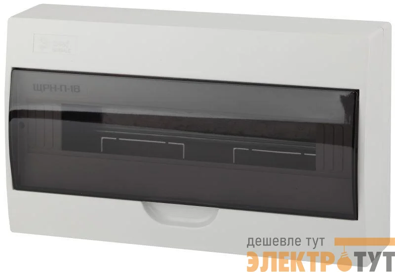 Бокс ЩРН-П-18 мод. навесной пластик IP41 SIMPLE NO-box_simple-plastic_18_surface ЭРА Б0041527