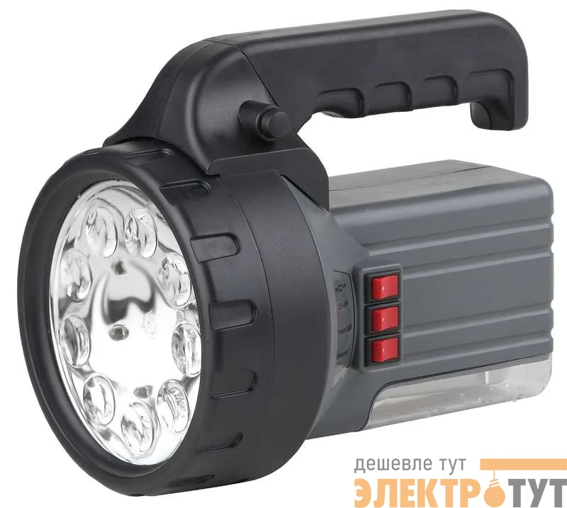 Фонарь FA55M (аккум. прожектор 9 LED + галоген 10Вт + клл 7Вт) ЭРА C0028107