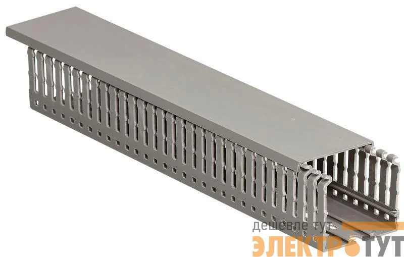 Кабель-канал перфорированный 60х40 L2000 ИМПАКТ серия М (7х11) IEK CKM50-060-040-1-K03