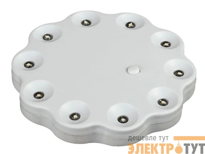 Фонарь TK10-BL кемпинг 10хLED 3хAAA блист. Трофи Б0016868