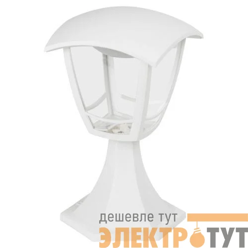 Светильник светодиодный садово-парковый ДТУ 07-8-001 Валенсия 8Вт 3000К IP44 4 гранный напольный бел. Эра Б0064284