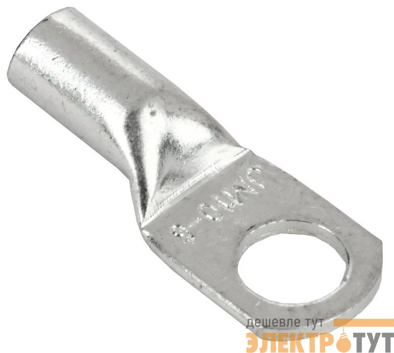 Наконечник медный луженый JGA-10-6 (ТМЛ) (уп.5шт) IEK UNP10-31-O-010-006-05