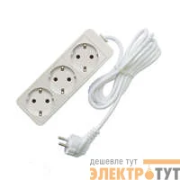 Удлинитель 3х10м с заземл. 16А IP20 3.5кВт ПВС Союз 481S-6310