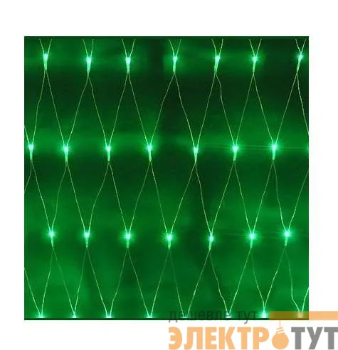Гирлянда "Сеть" NTLD300-G-E 300LED 2х1.5 зел. SHlights 4610003328627