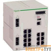 Коммутатор CONNEXIUM (MANAGED) 14TX/2FX SchE TCSESM163F2CU0