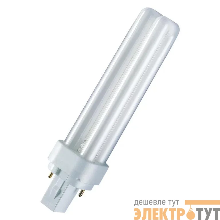 Лампа люминесцентная компактная DULUX D 18Вт/830 G24d-2 OSRAM 4099854122934