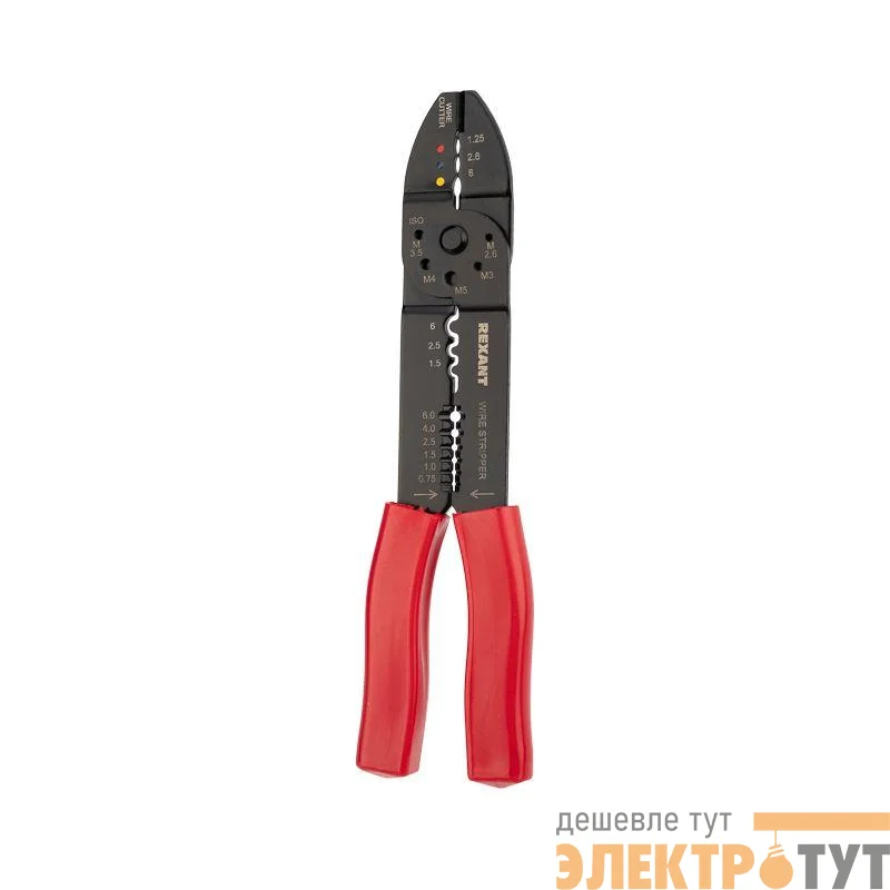 Кримпер для обжима након. и зачистки (HT-204 TL-204) Rexant 12-3033