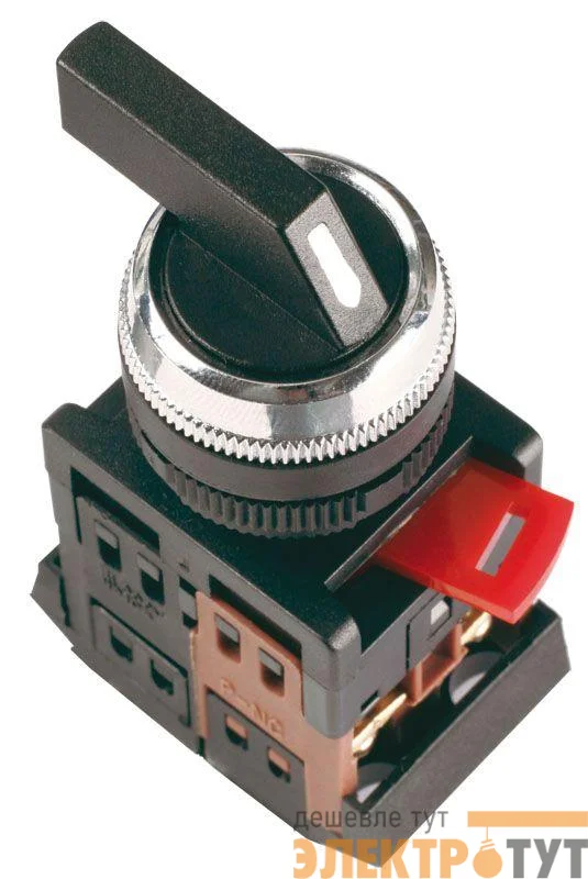 Переключатель ALC-22 на 2 полож. черн. 1з+1р IEK BSW10-ALC-2-K02