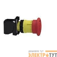 Кнопка аварийной остановки возврат поворотом 1НЗ триггерного действия пластик SchE XB5AS8442