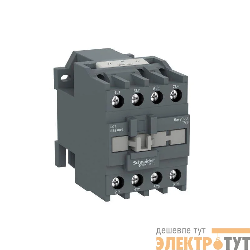 Контактор 4п E 50А 4НО AC1 220В 50/60Гц SchE LC1E38004M7