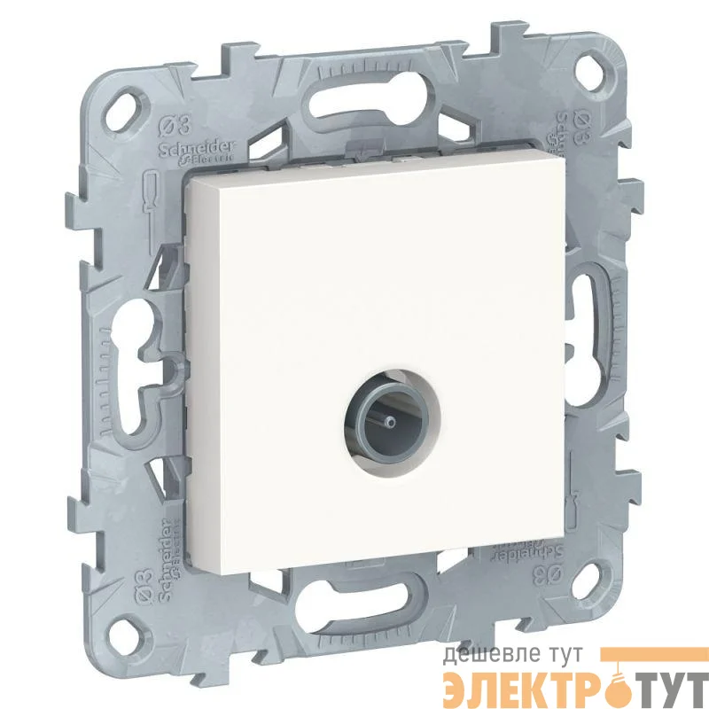 Механизм розетки TV UNICA NEW одиноч. бел. SchE NU546218