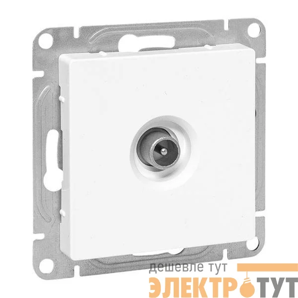 Розетка телевизионная оконечная TV СП Эпика механизм бел. EKF UP1-SOW-TV-3