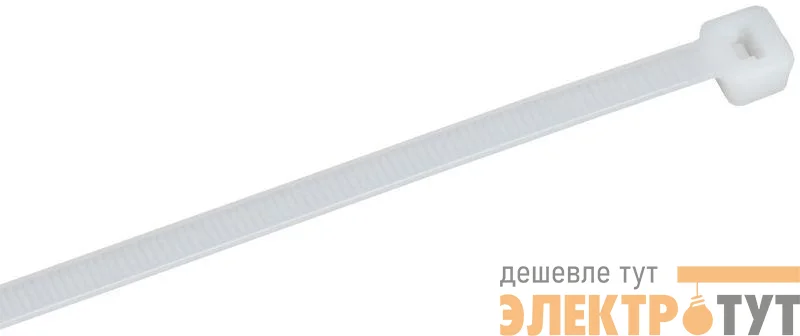 Хомут 4.8х250мм P6.6 стандартный бел. (уп.100шт) IEK UHH30-D048-250-100-K01