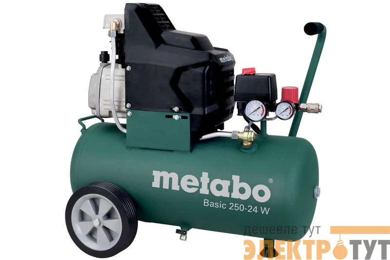 Компрессор масляный Basic 250-24 W 1.5кВт 24л Metabo 601533000