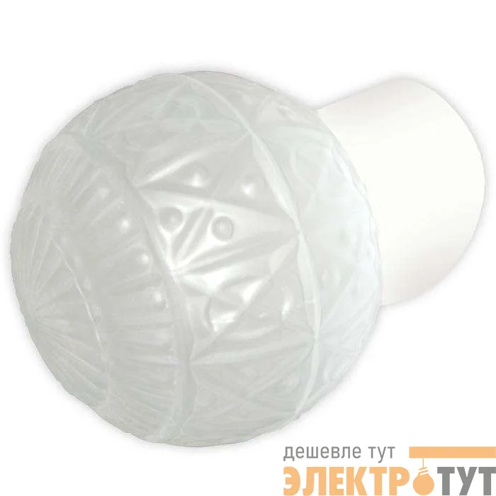 Светильник НББ 64-60-080 "Ребус" d150 1х60Вт E27 IP20 мат. накл. осн. Элетех 1005100185