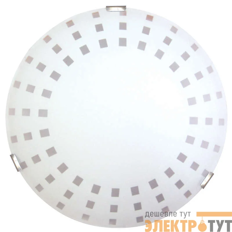 Светильник ДПБ "Лучи" M06 300х76 LED 15Вт 5000К IP20 мат. бел./клипса штамп металлик (инд.упак) Элетех 1030450310