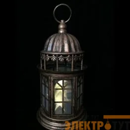 Светильник декоративный "Фонарь" LN3-LD10-WW-ВО 26х13см 10 LED корич. SHLights 4690601047373