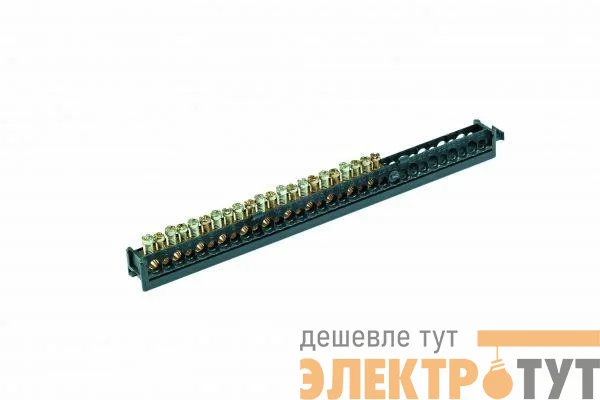 Клеммник для бокса MINI PRAGma 202мм 22отверст. 80А 500В SchE 13578