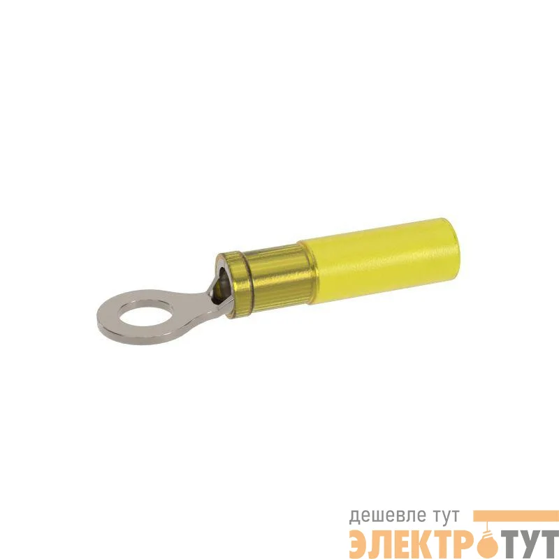 Наконечник кольцевой с изолированным фланцем ТУТ для жилы 4-6кв.мм с отверстием под винт М10 (НКИ-ТУТ) DKC IRCL-6-10HS