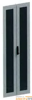 Дверь двустворчатая перфорированная для IT CQE 2000х600 RAL7035 DKC R5ITCPMM2061