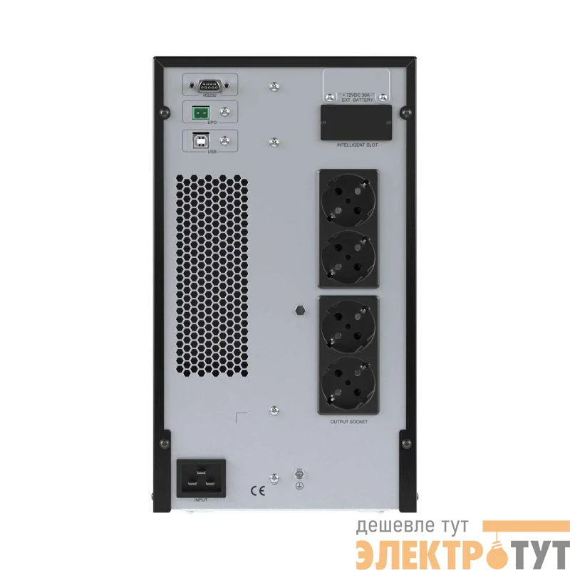 Источник бесперебойного питания Онлайн для Small Tower 2000 ВА/1800Вт 1/1 4xSchuko EPO USB RS-232 RJ45 6х7А.ч DKC SMALLT2A10S