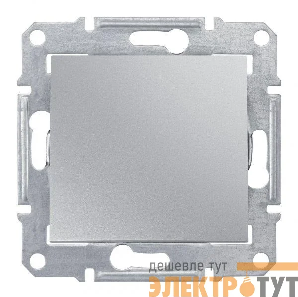 Механизм выключателя 1-кл. СП Sedna 10А IP20 алюм. SchE SDN0100160