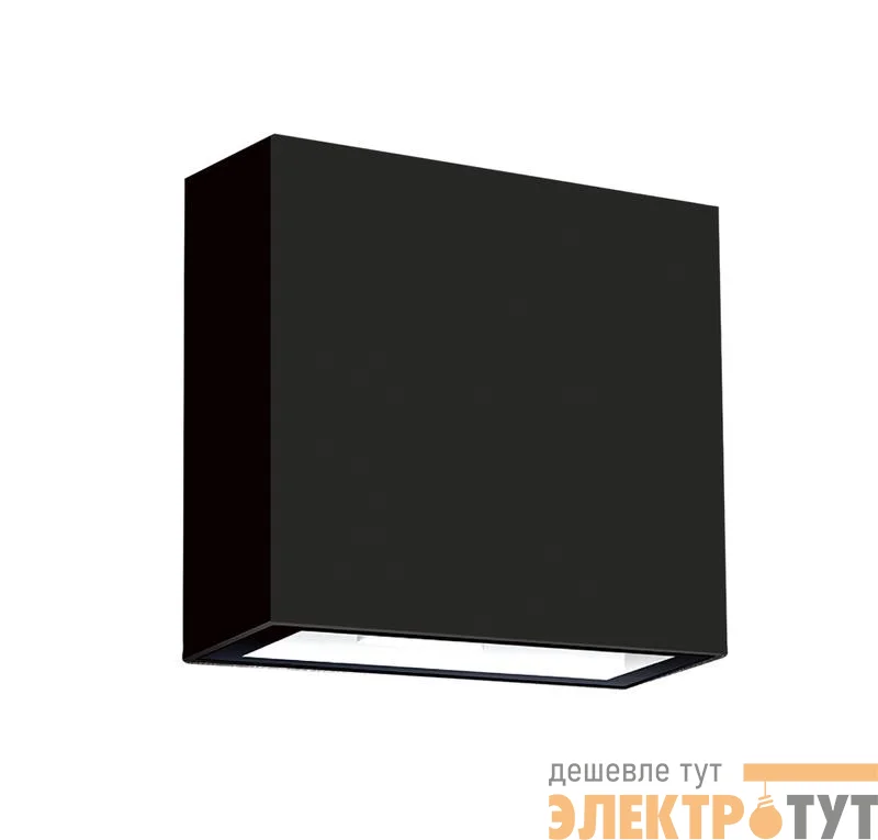 Светильник светодиодный архитектурный PWL-120120/0-90D 2х4Вт 4000К BL IP65 фасадный исполнение двухсторон. черн. Pro JazzWay 5024847