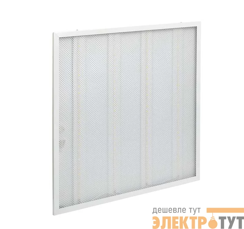 Светильник светодиодный ДВО 6561-P 36Вт 4000К 595х595х20 панель призма (с драйвером) (уп.4шт) ИЭК LDVO2-6561-36-4000-U-K01