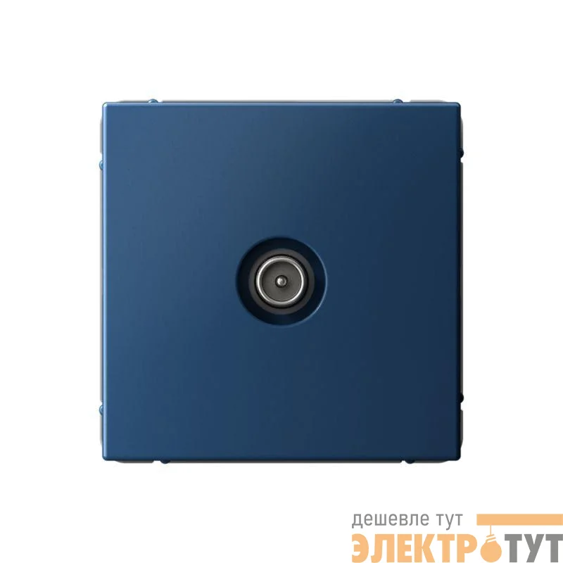 Розетка телевизионная оконечная TV ArtGallery 1дБ механизм аквамарин SE GAL001191