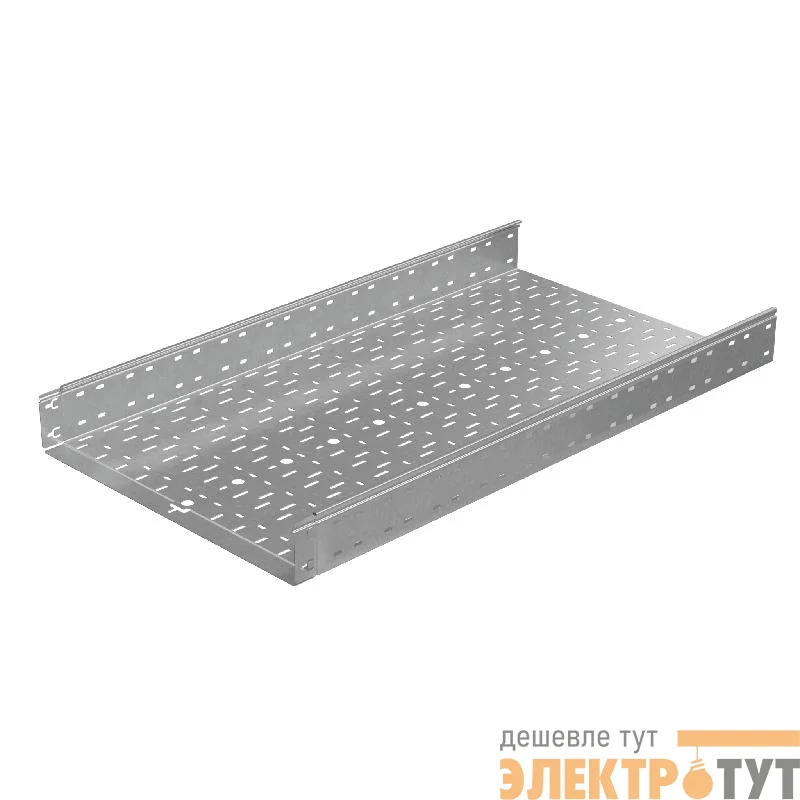 Лоток перфорированный 100х600 L6000 1.5мм "Быстрый монтаж ПЛЮС" КМ PL12249