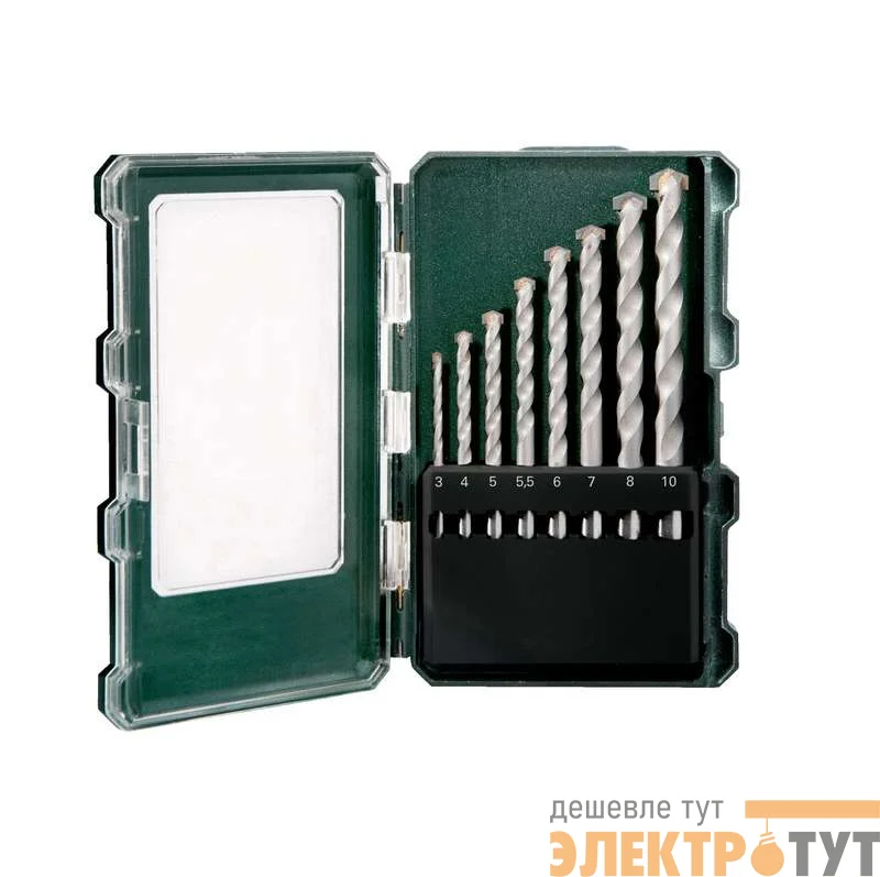 Набор сверел по камню 8шт Metabo 626706000