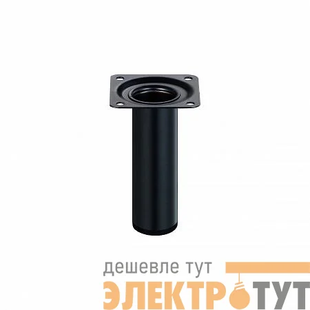 Ножка круглая нерегулируемая d30х100мм метал. черн. Tech-Krep/Zitar 151294